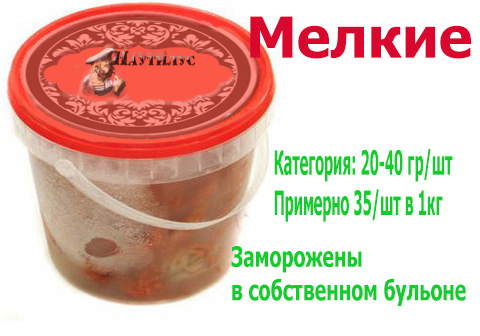 Купить раков варёно-мороженных в Новосибирске оптом и в розницу 